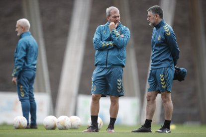 García Pimienta y David Gómez guiaron a Las Palmas a Primera y lo salvaron.
