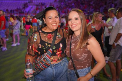 Rocío y Carmen compartieron una velada marcada por la música.