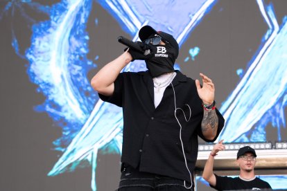 Yanye Hernández y Eclipse Boss durante su actuación en Puro Latino.