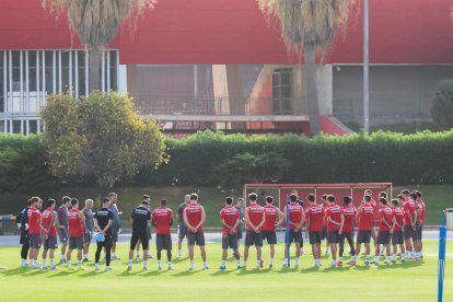 La primera imagen del nuevo Almería en pretemporada.