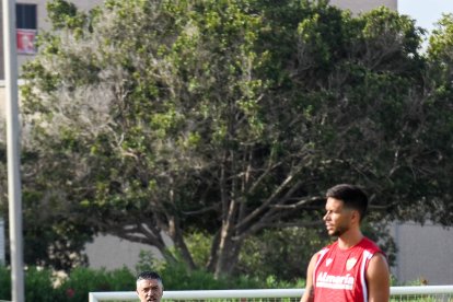 Día I del Almería de Pimienta con 30 futbolistas en el campo Anexo.