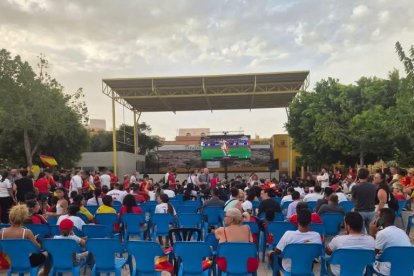Pechina vive con emoción la final del Mundial.