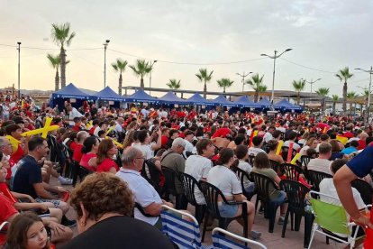 San Juan de los Terreros vive con emoción la final del Mundial.