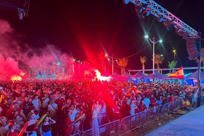 San Juan de los Terreros vive con emoción la final del Mundial.