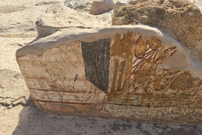Una de las zonas cuya pintura necesitaba ser restaurada.
