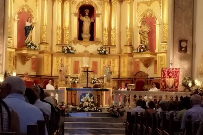 Misa en la Iglesia Parroquial de la Anunciación en las fiestas de verano de Abla de 2026