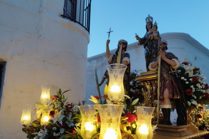 Procesión de los Santos Patronos en las fiestas de verano de Abla de 2026