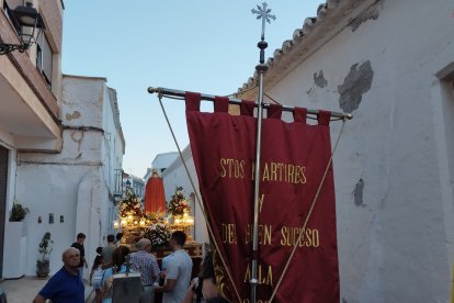 Procesión de los Santos Patronos en las fiestas de verano de Abla de 2026