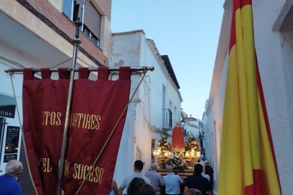 Procesión de los Santos Patronos en las fiestas de verano de Abla de 2026