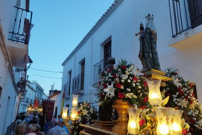 Procesión de los Santos Patronos en las fiestas de verano de Abla de 2026