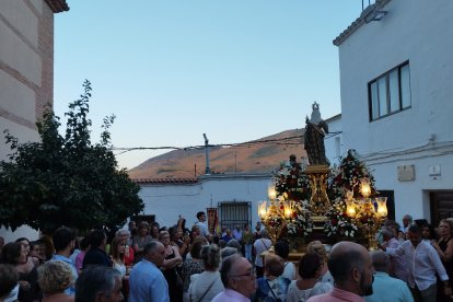 Procesión de los Santos Patronos en las fiestas de verano de Abla de 2026
