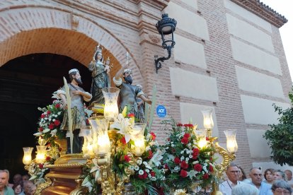 Procesión de los Santos Patronos en las fiestas de verano de Abla de 2026