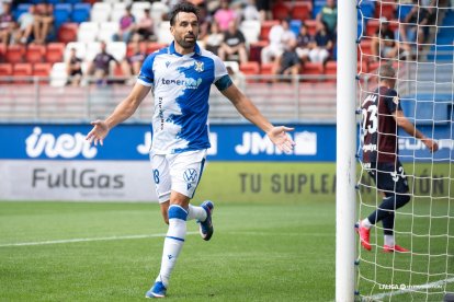El gol corre por las venas de Enric Gallego.