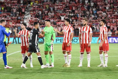En la previa del Almería-Eldense de la primera jornada de Liga.