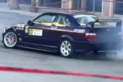 Javier Cantisano (BMW) se llevó el reconocimiento al piloto más espectacular