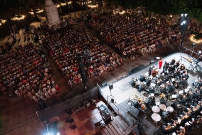 Rotundo éxito de la Banda Municipal de Música de Almería en su ya tradicional concierto de Feria