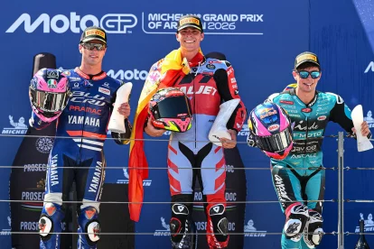 Podio de Moto2.