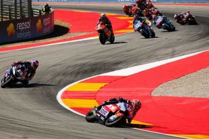Alonso López marco el ritmo durante toda la carrera.
