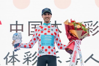 El ejidense Cristian Rodríguez, del Astana, está muy bien clasificado en la general.