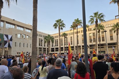 Concentración en apoyo a Ceuta en El Ejido.