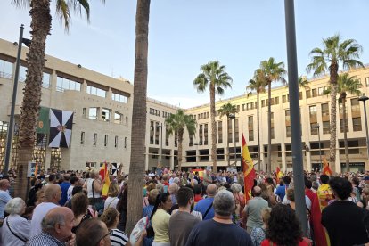 Concentración en apoyo a Ceuta en El Ejido.