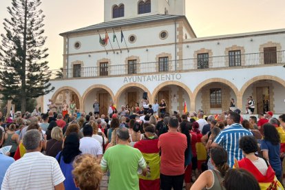 Concentración en Huércal de Almería.