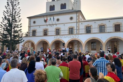Concentración en Huércal de Almería.