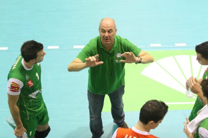 Durante su etapa de entrenador en el club de su vida, el Unicaja.