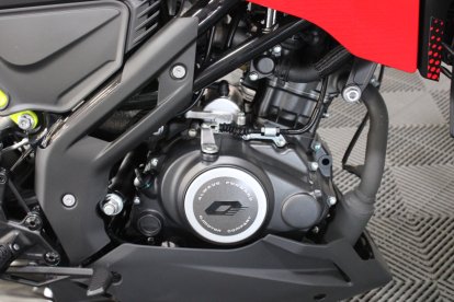 El monocilíndrico de 125 cc alcanza los 15 CV de potencia y cuenta con inyección electrónica Bosch.