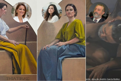 De izquierda a derecha: María del Mar Alfonso, alcaldesa de Albox; Luisa Granero, primera teniente de alcaldesa y Francisco Torrecillas, exalcalde.