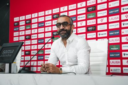 El director general del Almería, este martes.