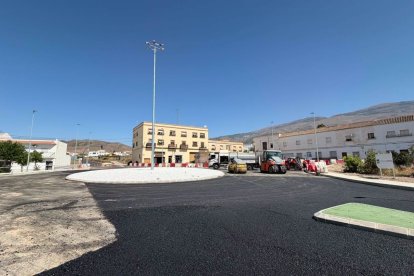 Nueva glorieta en Berja.