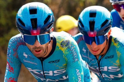Cristian Rodríguez llegó a intentar el triunfo de etapa en La Pandera.