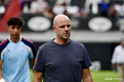 Fredi Álvarez, entrenador del filial del Celta.