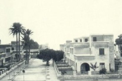 Fotografía antigua de Ciudad Jardín.