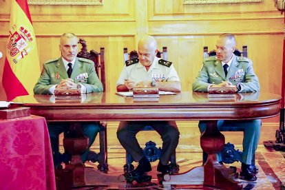Toma de mando del general jefe de la BRILEG, general de brigada Moreno Arenas.