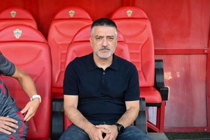 Xavi García Pimienta, entrenador del Almería.