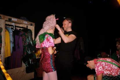 Elena Guirau durante el musical Mago de Oz.