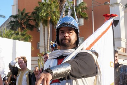Desfile de Moros y Cristianos en La Urbanización de Roquetas de Mar.