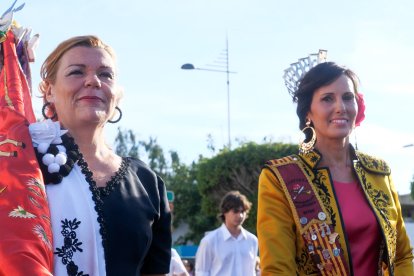 Desfile de Moros y Cristianos en La Urbanización de Roquetas de Mar.