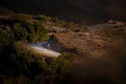 Los paisajes espectaculares que siempre deja la carrera en Almería.