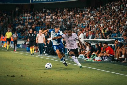 La derrota del Almería en Tenerife se fraguó en la primera mitad.