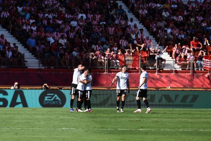 El Burgos ha sido el primer equipo en ponerse en ventaja en Almería.