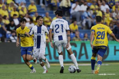 Morata estuvo cerca del gol en la visita a Gran Canaria.