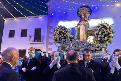 Procesión de la Virgen del Rosario en Roquetas