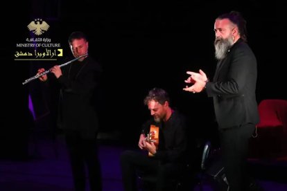 Fragmentos del espectáculo en Damasco