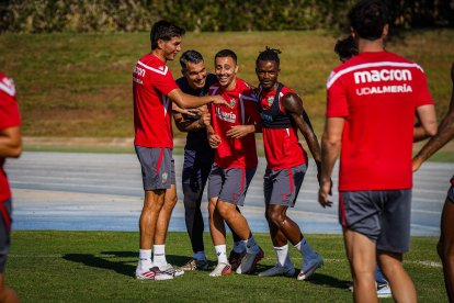 Los jugadores ya transmitían algo bueno en San Sebastián.