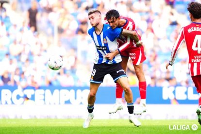 Pubill ha crecido mucho en la marca y se prodiga en el área rival.