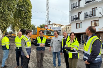 El delegado del Gobierno, Francisco Góngora, ha visitado los trabajos
