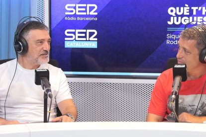García Pimienta en Radio Barcelona-Cadena SER con Sique Rodríguez.